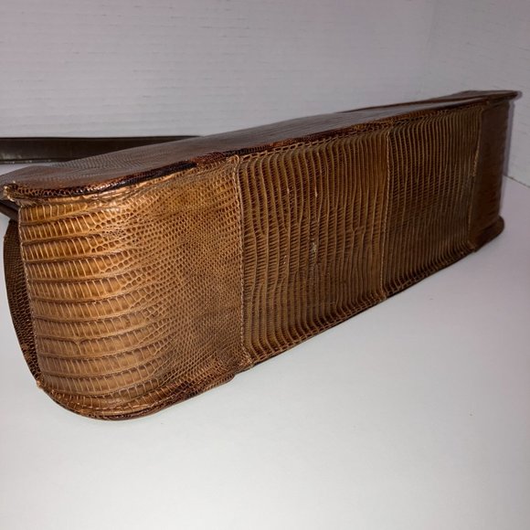 Palizzio NY Vintage Genuine Lizard Handbag - Picture 7 of 17